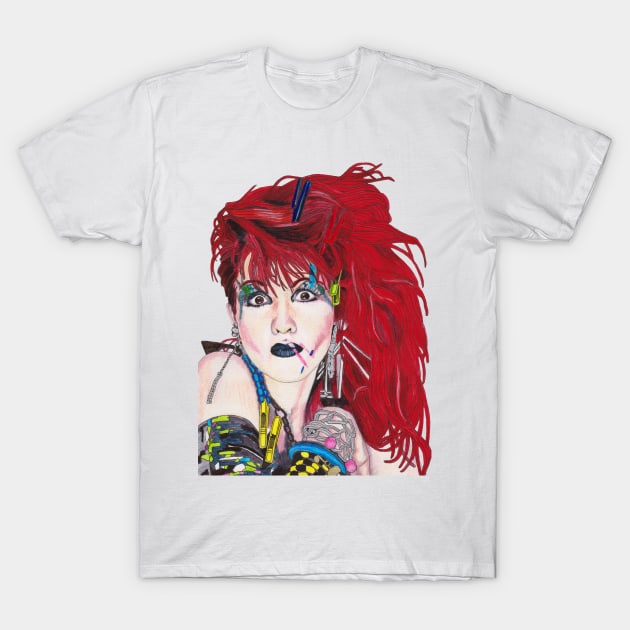 Cyndi lauper t shirt hot sale